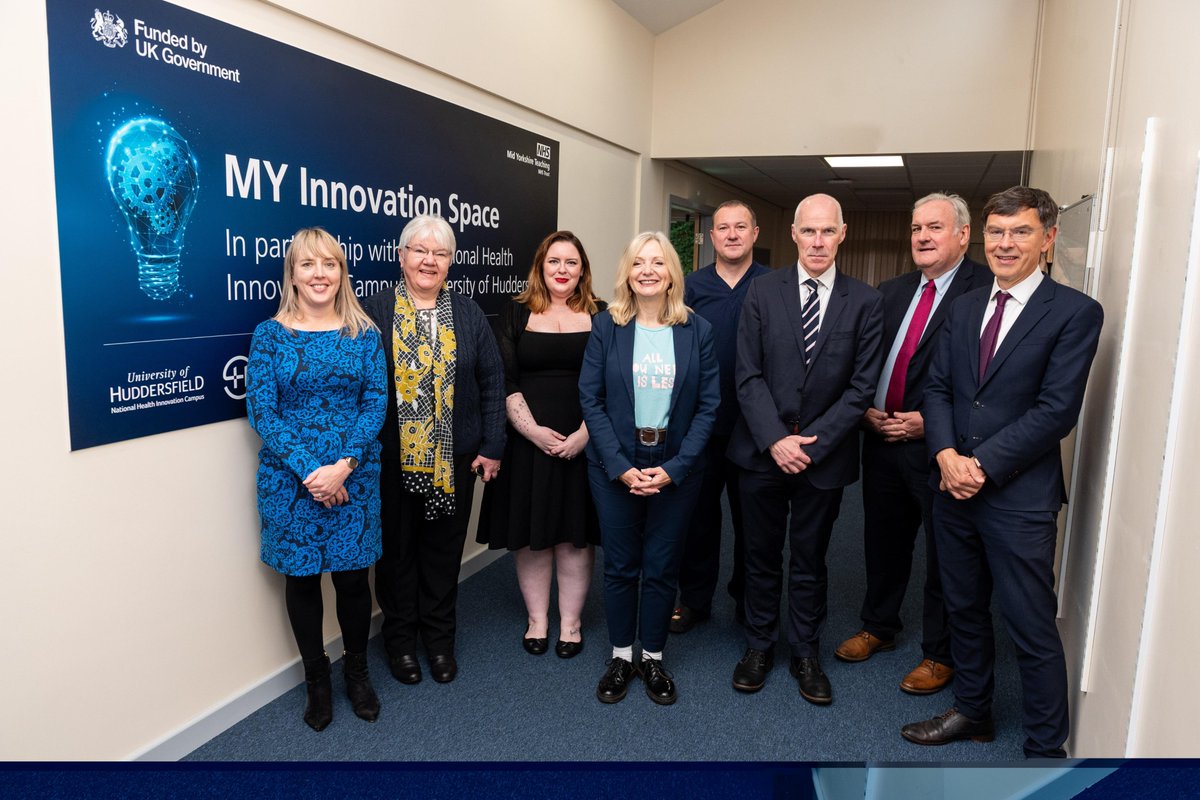 NHS North East & Yorkshire (@nhsney) on Twitter photo A new 'Innovation Space' has launched at Pinderfields Hospital!👏
🤝The space, officially opened by <a href="/MayorOfWY/">Tracy Brabin, Mayor of West Yorkshire</a>, Tracy Brabin, will boost innovation & research within <a href="/MidYorkshireNHS/">Mid Yorkshire Teaching NHS Trust</a>, & help to forge collaborative links across the region.
midyorks.nhs.uk/news/launch-of… A new 'Innovation Space' has launched at Pinderfields Hospital!👏
🤝The space, officially opened by <a href="/MayorOfWY/">Tracy Brabin, Mayor of West Yorkshire</a>, Tracy Brabin, will boost innovation & research within <a href="/MidYorkshireNHS/">Mid Yorkshire Teaching NHS Trust</a>, & help to forge collaborative links across the region.
midyorks.nhs.uk/news/launch-of…