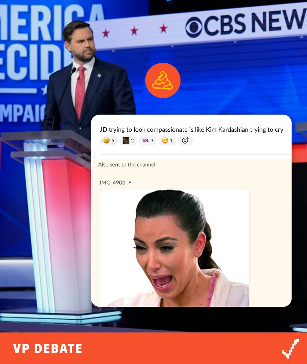 votesaveamerica's tweet image. Our VP Debate Slack Party was lit last night! Don't miss out on the fun, join us 👉  votesave.us/community
#VoteSaveAmerica #VPDebate #Slack #Volunteer