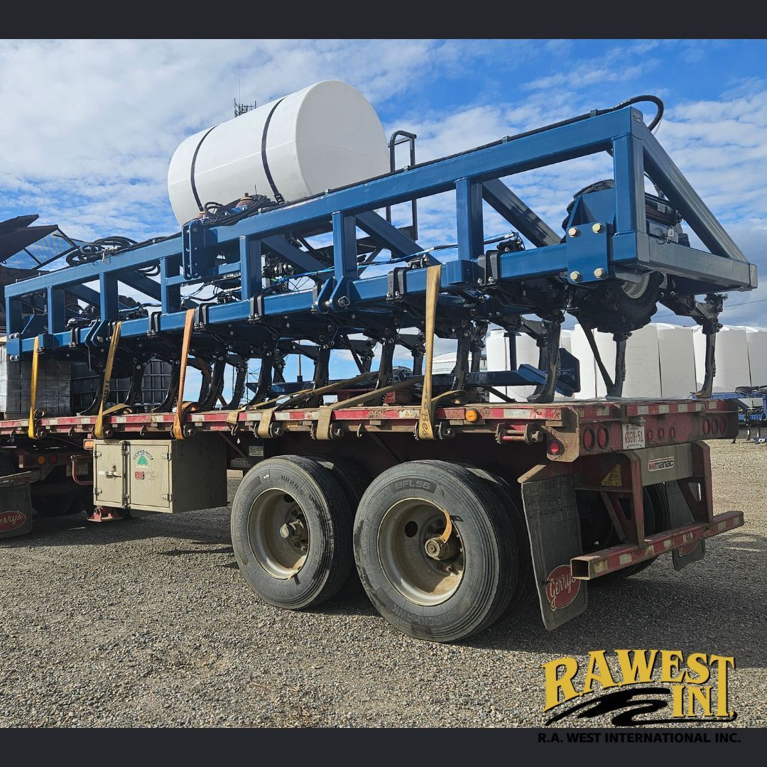 RAWestInternat1's tweet photo. A brand new 19 Shank AgrowPlow equipped with a liquid kit is now on its way to its new owner in Northern Alberta! If you want to see how many benefits there are to deep ripping your soil, give us a call! We have AgrowPlows available to rent and buy 🌱 https://t.co/6oPcazZf0k