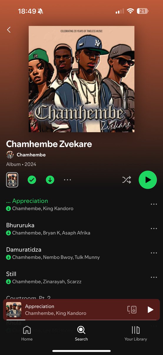 Ndakarerwa neChamhembe! To be a part of Volume 3 is an honour that I honestly can’t quite put into words. 

Thank you <a href="/takefizzo/">Take Fizzo</a> 🙏🏿❤️ 

The music is out, please listen. 🙌🏿👏🏿 #Chamhembe3