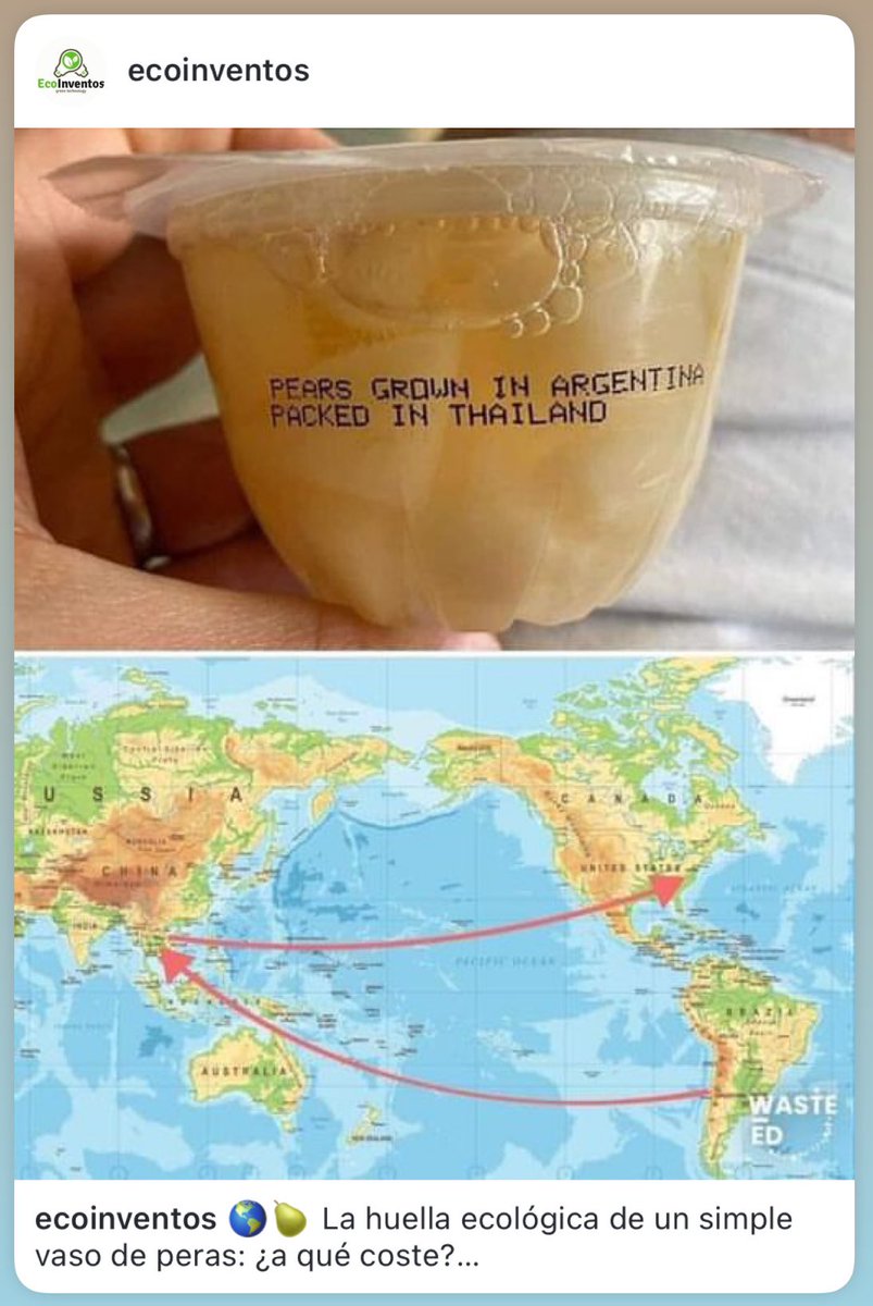 La #huellaecológica de lo que consumimos cuenta! Por tanto tenemos la obligación de ser consumidores informados y conscientes. Prefiere lo local y estacional
#consumosustentable