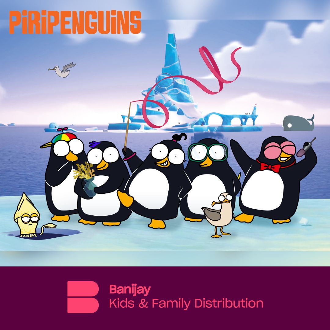 Banijay Kids &amp; Family Distribution announced as Piripenguins Distributor!🐧

Our distribution arm has acquired the worldwide distribution rights (excluding North America) to Eaglet Films’ new 2D/CG-animated kids’ comedy.

#Newsflash #Piripenguins #EagletFIlms #WeAreBanijay