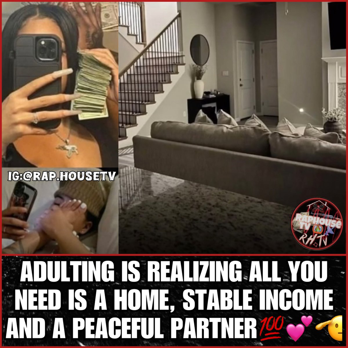 raphousetv2's tweet image. Nah fr 🫡💕💯