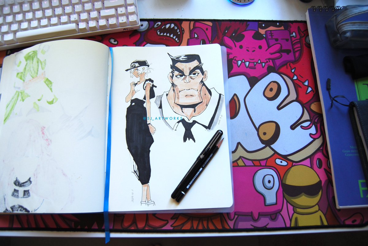 SJ_Artworks's tweet photo. #sketchbookart #illustration #fanart #artistonx #traditionalart https://t.co/PJZ7MNLZxn