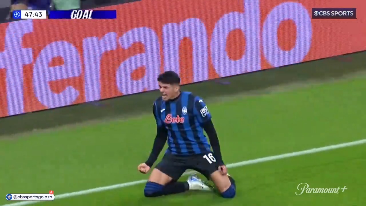 Raoul Bellanova towers above Shakhtar's defenders to extend Atalanta's win 💥