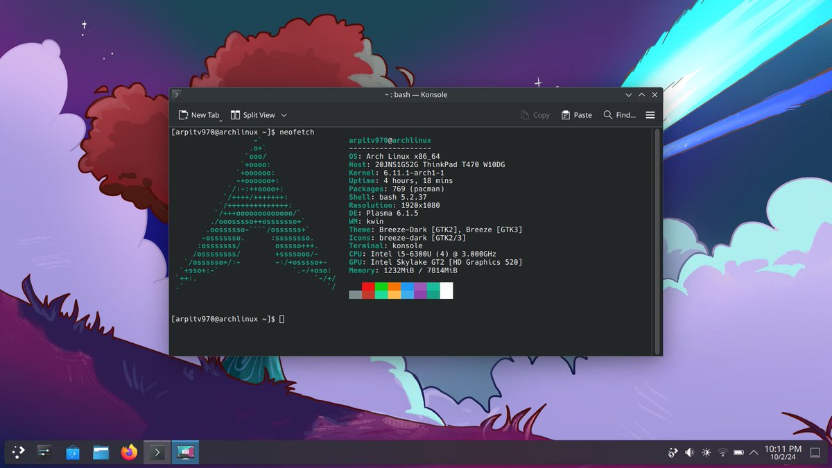 Finally ditched Ubuntu. I'm an Arch user now... btw.
