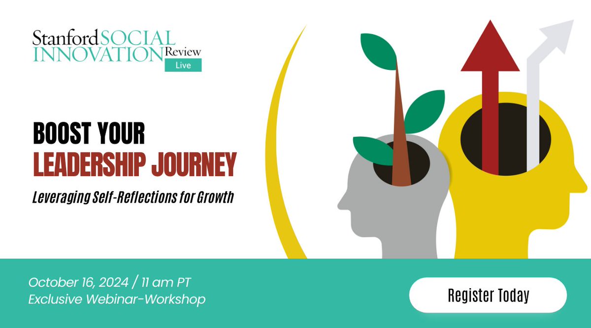 SSIReview's tweet photo. Uncover your potential and become the leader you aspire to be when you join #SSIRLive! and Stanford instructor Suzanne Liu Taylor for this LIVE program. Register now: https://t.co/JZ34c4qcEI https://t.co/xf6rwPO1K0