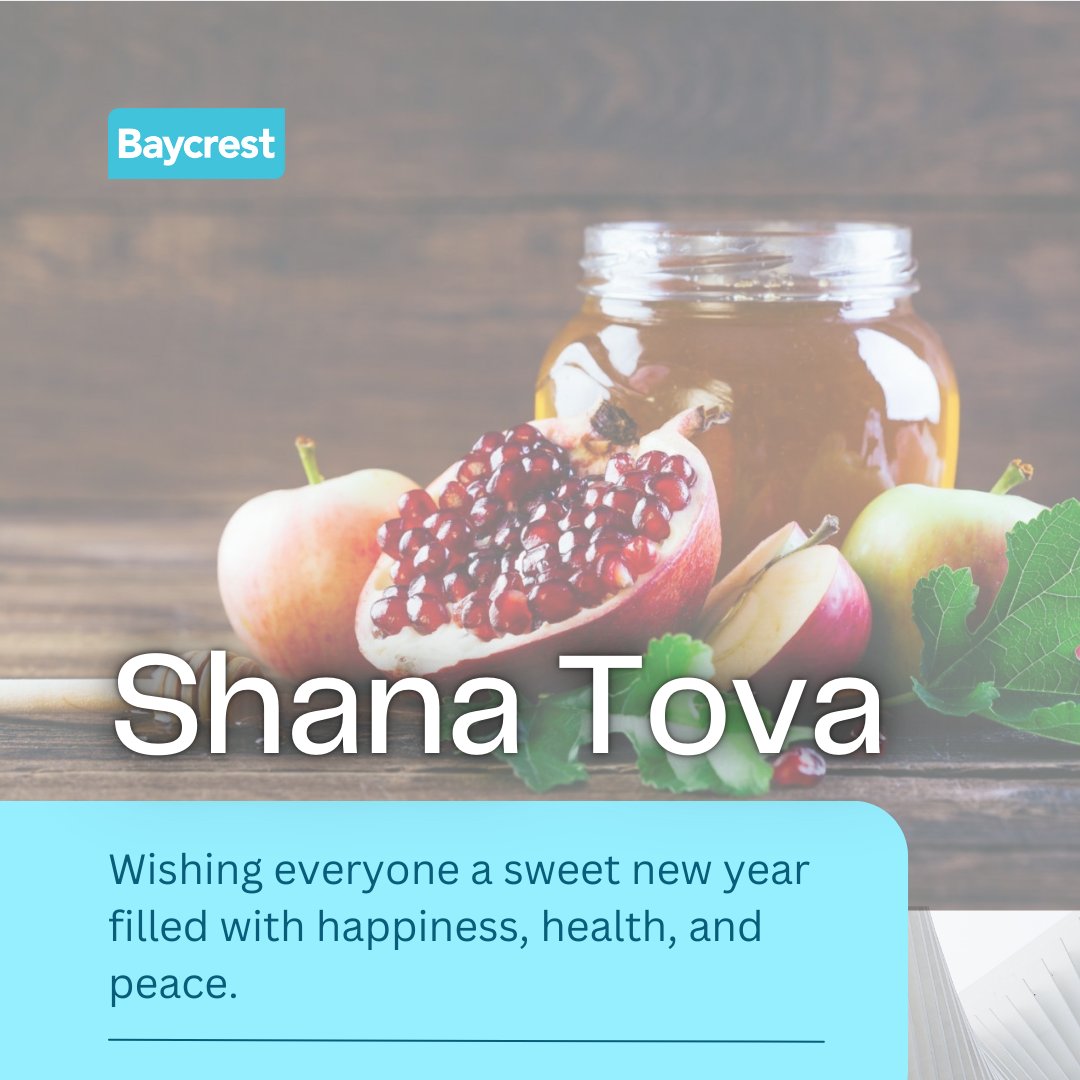 We wish everyone celebrating a meaningful Rosh Hashanah. May this New Year, 5785, bring health happiness and peace to you and your loved ones. Shana Tovah!

#Baycrest #RoshHashanah #ShanaTovah