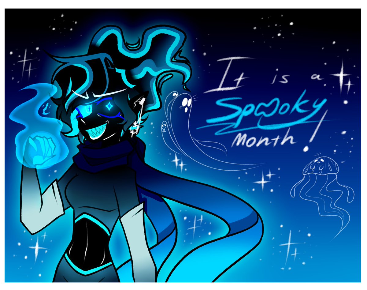 VarvaraMitsuko2's tweet photo. It is a SPOoOoKY MONTH ๐ป๐
#spookymonth #spookyoc #oc #VarvaraMitsuko https://t.co/D8HfUoLXAd