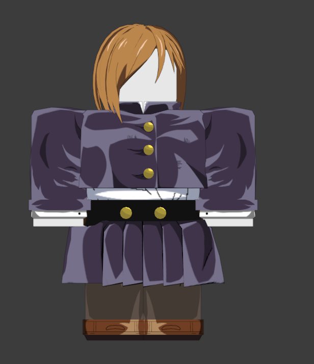 ShowTheCraft's tweet photo. Nobara and Itadori (didn’t do Itadori’s hair because I’m lazy)

#RobloxDev #RobloxDevs #Roblox #3dmodeling #Blender https://t.co/xg5rcvAJ2k