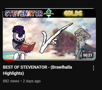 Stevenator546's tweet photo. Had a friend link this to me today, it was really nice to be able to relive a part of my life all in once place, and it gives me hope that @Brawlhalla  history hasn't completely forgotten me by this point😁

Thanks @VODHALLA 

https://t.co/kNL6aaEt8g https://t.co/1MclwPMtwf
