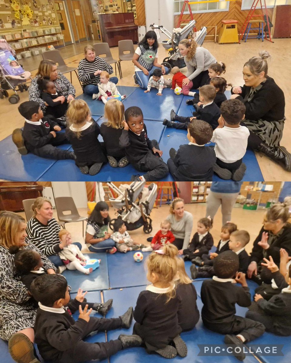 Baby group were delighted to welcome @sapsnurs to our group today. 
The babies loved listening to you sing.
Please join us again next week.