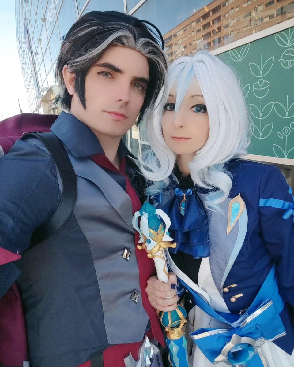 _LovelyCosplay's tweet photo. Furina &amp; Wriothesley❤️ @AxelYuste 

#cosplay #GenshinImpact https://t.co/pHdXR0PT7y
