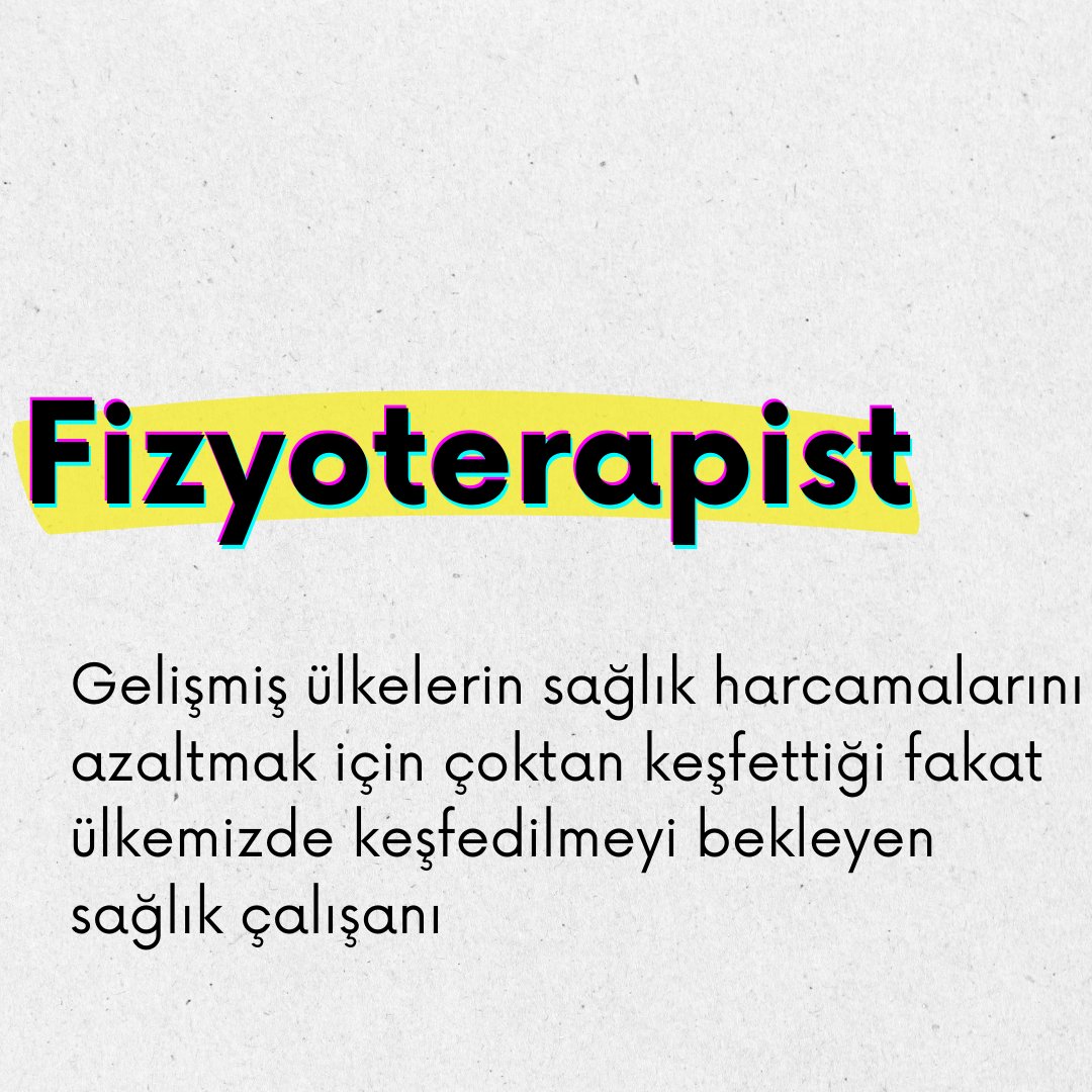 Halkımız gelismis ulkelerde ki gibi fizyoterapi destegi alabilsin diye  #AnkaradaBuluşuyoruz