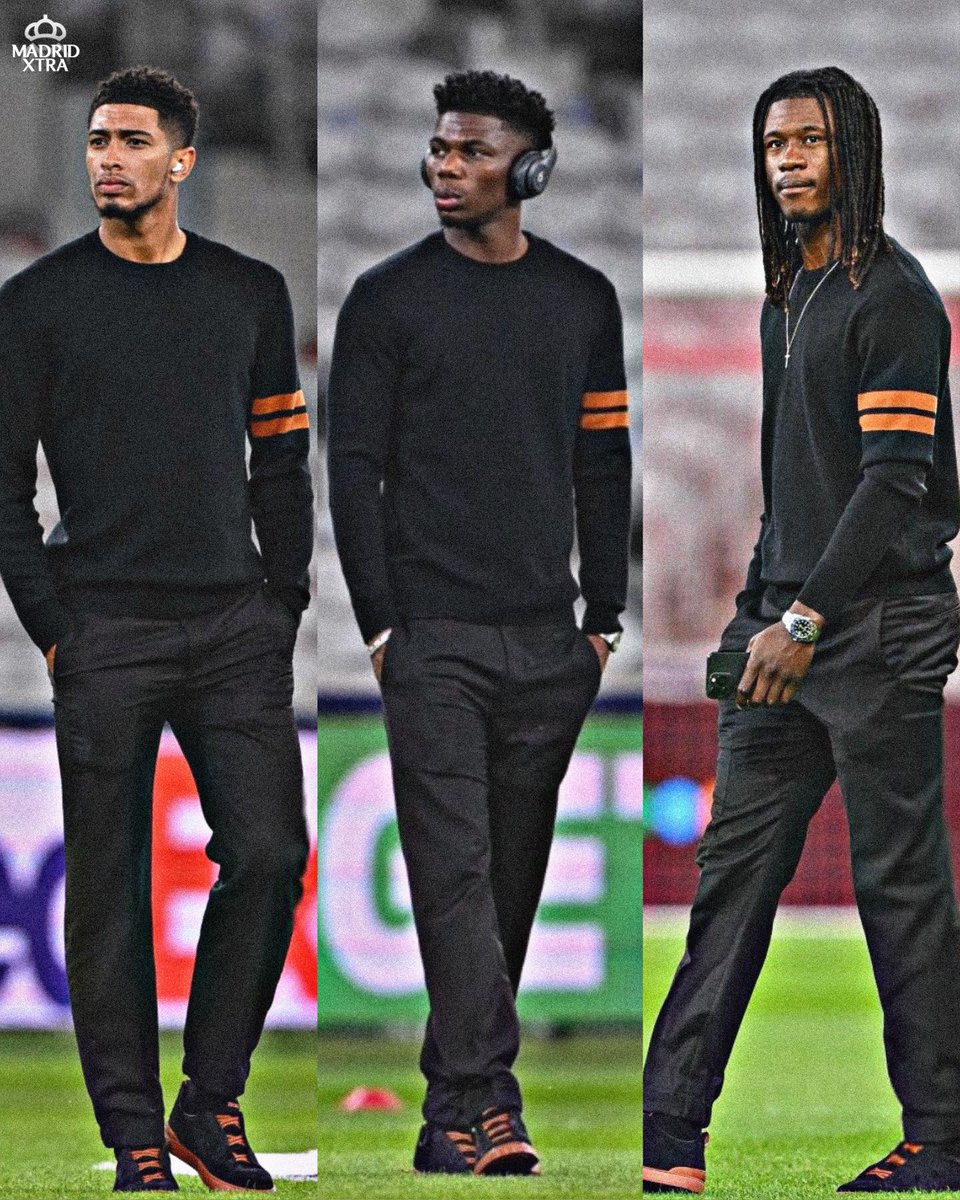 MadridXtra's tweet image. The trio checking out the stadium. 🥶🥶🥶