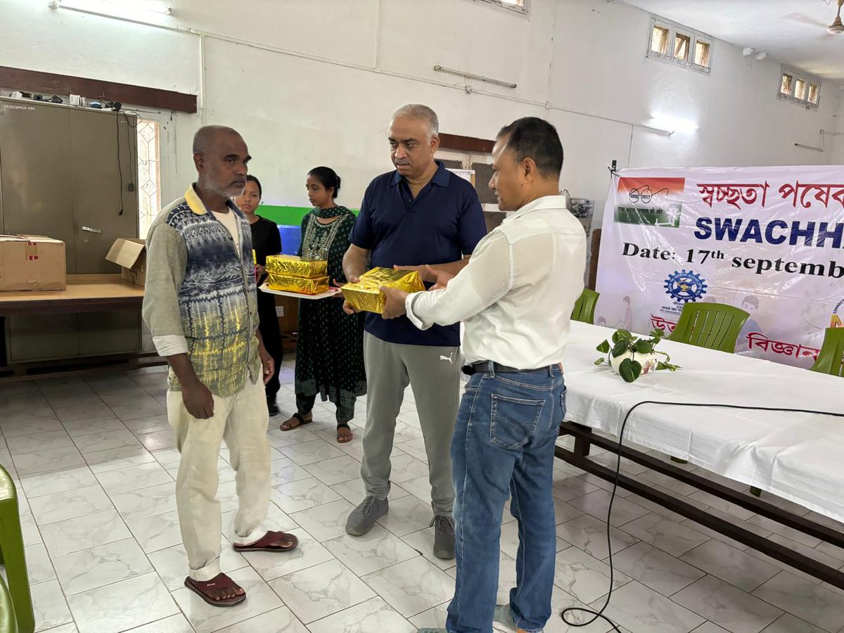 Swachhata Hi Seva” Campaign-2024
And "Shramdaan Program at CSIR-NEIST Residential Campus”

CSIR-NEIST, Jorhat celebrated Gandhi Jayanti today on 2nd October, 2024 organizing with a Shramdaan Programme under the Swachhata Hi Seva Campaign 2024 in CSIR-NEIST