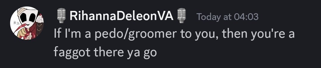 VoicedAccount's tweet photo. @Reinthebunnyva has now said numerous slurs and sent a death threat to me because I did a countdown! Woah, awesome! https://t.co/vuTfIXuVNV