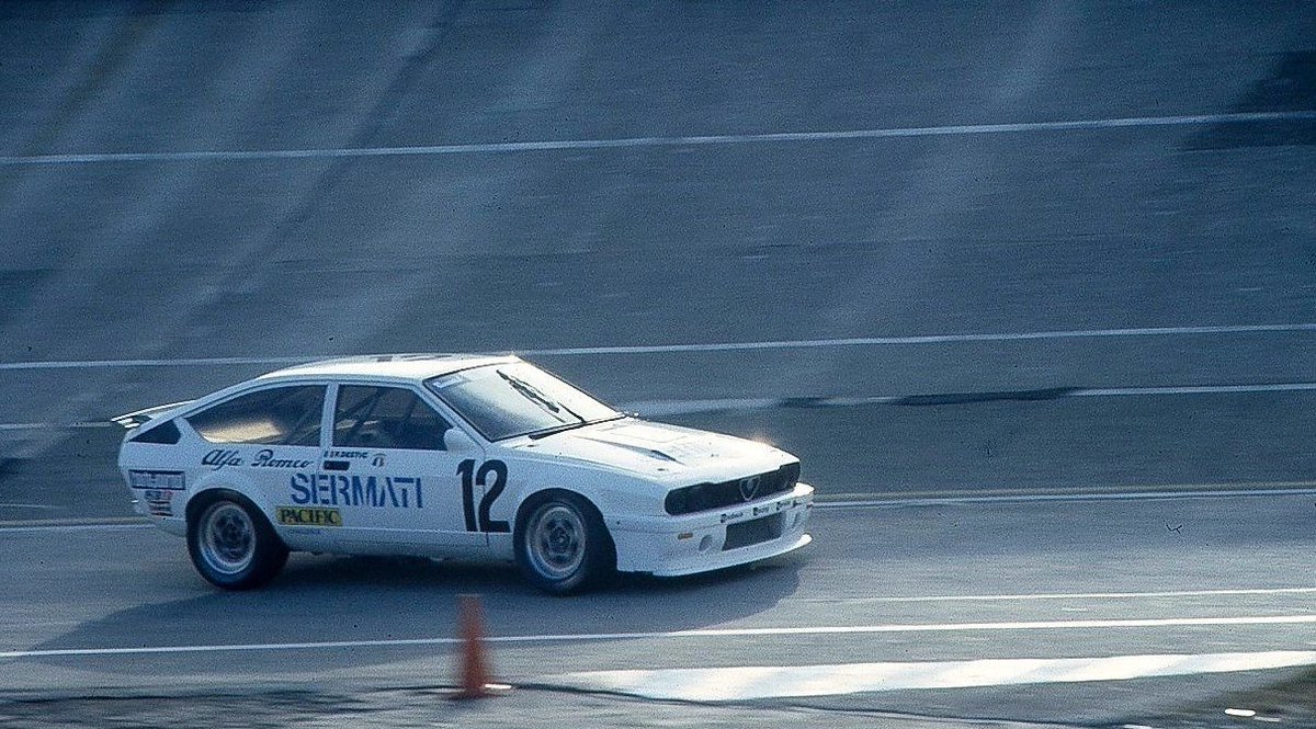 RSF_Motorsport's tweet image. Pierre Destic, Alfa Romeo Alfetta GTV6. 
French Championship for Manufacturers (Linas-Montlhéry), 1984. 
 
#Touring #FTCC #LinasMontlhery #Montlhery #Destic #AlfaRomeo