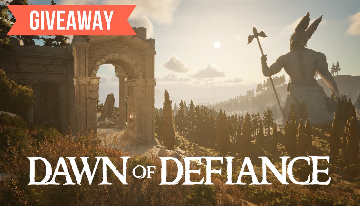 survival_foy's tweet photo. 🎁 It's GIVEAWAY time again! 

Grab your shot at a #Steam key for Dawn of Defiance — a Greek myth-inspired survival adventure! 🤩

🤝 Follow 
@survival_foy and @TraegaGames
❤️ &amp; 🔁 this post!

🍀 Oct 10: 5 lucky winners will be announced! https://t.co/6Hct3JrVRl