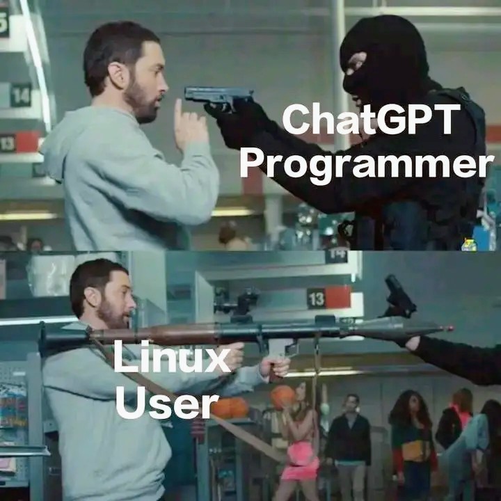 You don't mess with Linux users 🐧🤣