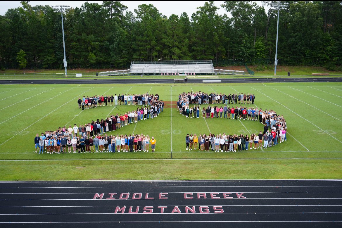 Laura Megronigle (@lmegronigle) on Twitter photo Class of 2025 - your first picture as <a href="/mchsmustangs/">Middle Creek HS</a> senior class! We are so excited to celebrate you all year long! #memories #proudap Class of 2025 - your first picture as <a href="/mchsmustangs/">Middle Creek HS</a> senior class! We are so excited to celebrate you all year long! #memories #proudap