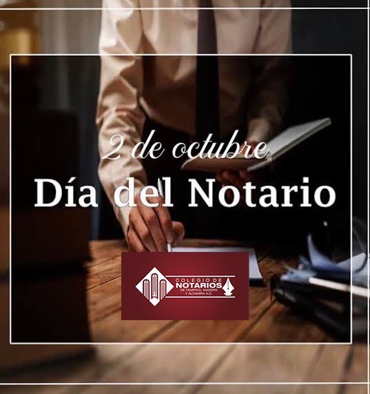 NotariosTampico's tweet photo. Hoy celebramos a los compañeros Notarios, quienes con dedicación en su actuación profesional, dan fe de hechos para dar legalidad a los asuntos del día a día en nuestra sociedad. ¡Muchas felicidades! https://t.co/OMNMdXPwDb