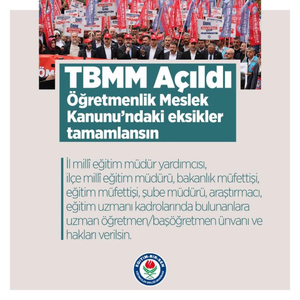 ebsmuradiye's tweet photo. İl millî eğitim müdür yardımcısı, ilçe millî eğitim müdürü, bakanlık müfettişi, eğitim müfettişi, şube müdürü, araştırmacı ve eğitim uzmanı kadrolarında bulunanlara uzman öğretmen/başöğretmen ünvanı ve hakları verilsin. #mecliseÖMKçağrımız
@_aliyalcin_ @mehmet_uca @ebsvan1 https://t.co/cde6q52N1M