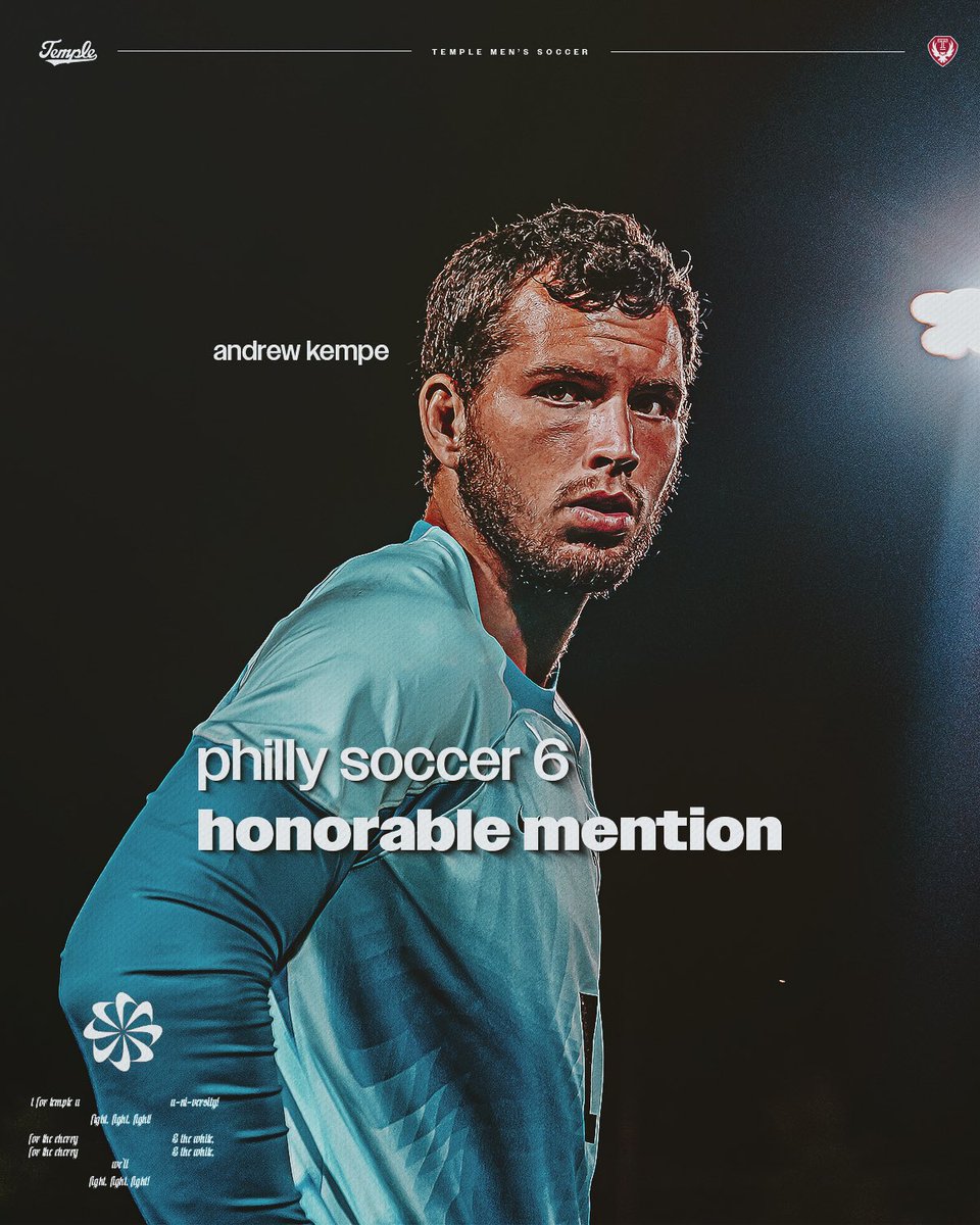 Congrats to Kemali Green, Edgar Bazan and Andrew Kempe on receiving Philly Soccer 6 honors!

#GoOwls