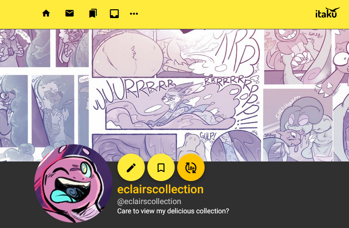 EclairsCargo's tweet photo. for anyone interested, i made an itaku page recently! i wanted another gallery site to use, and this one seemed pretty interesting to me. currently VERY slowly reposting  work and figuring things out. follow me there if you'd like! 

https://t.co/ZooXFxewGO https://t.co/6fcRjkx35W