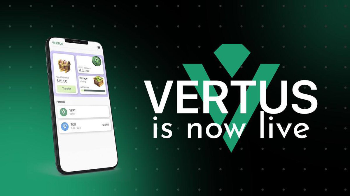 🌟 Vertus Tap-to-Earn Airdrop is Live! 🌟

🔑 Explore Vertus, the classic Tap-to-Earn app with an in-built custodial wallet. Access DeFi products directly on Telegram and start earning $VERT effortlessly! 🚀

💰 Airdrop Rewards Overview:
🔹 Referral Bonus: Earn 16% of your