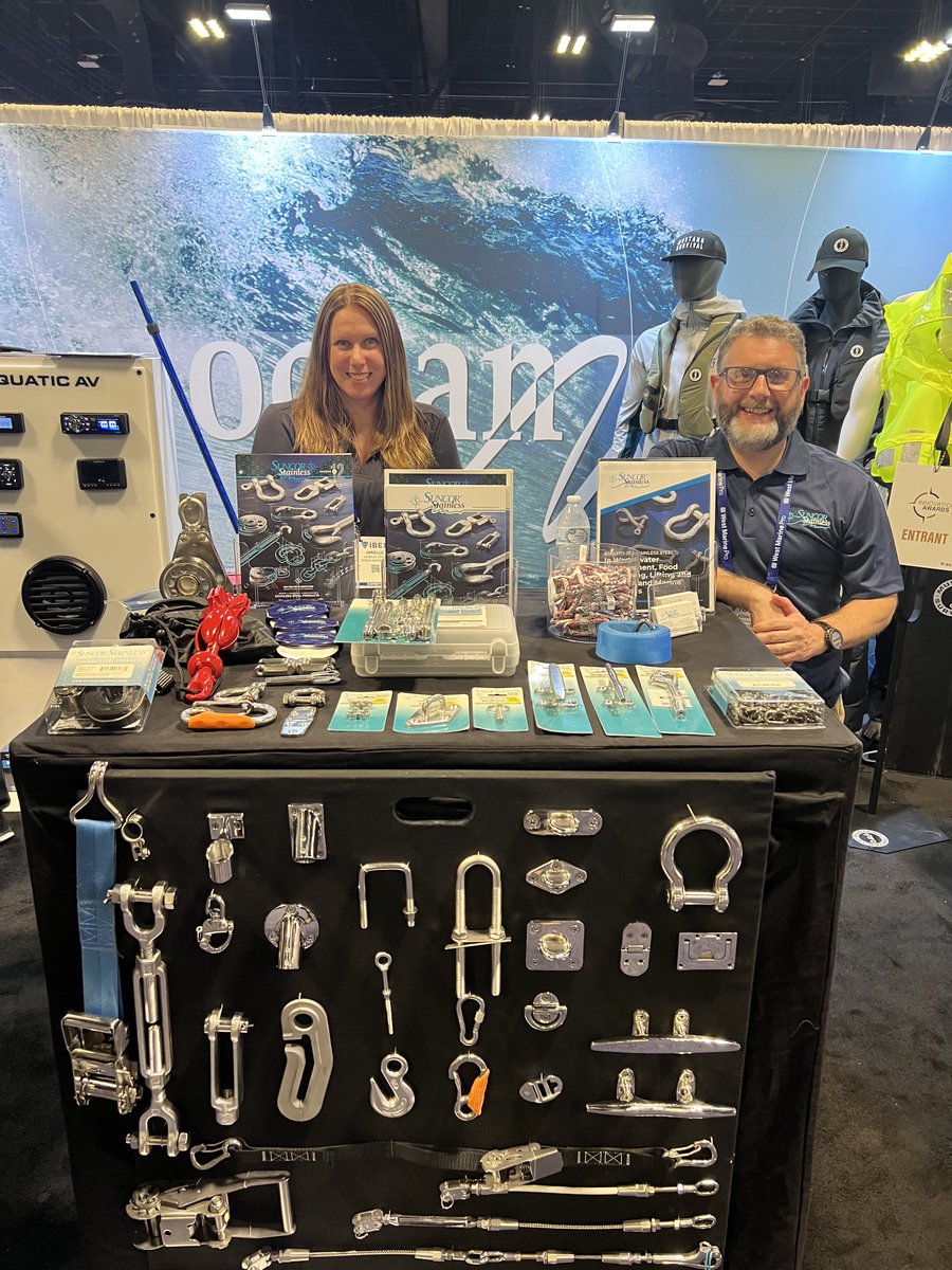 SuncorStainless's tweet photo. Janelle and John are having a great time at the 2024 IBEX in Tampa, FL! Thank you, IBEX, for having us!
#stainlesssteel #manufacturing #boat #marine #boating #tampa #IBEX2024 #IBEXShow https://t.co/Ir8ykNPOwa