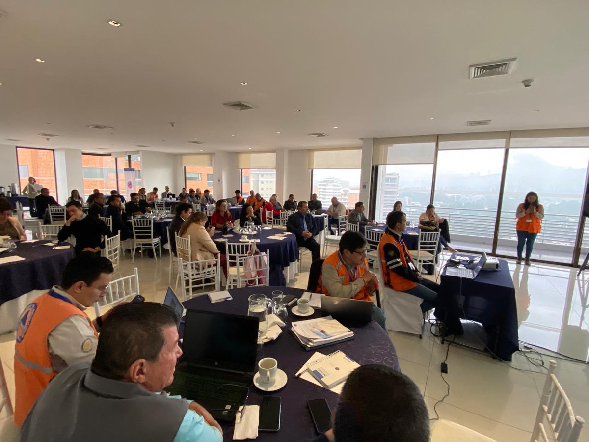 ConredGuatemala's tweet photo. #Guatemala Se desarrolla el taller del Sistema de Recopilación de Información y Evaluación de Daños #SIRED, herramienta de información digital que permitirá agilizar los informes de daños y de esta manera fortalecer la toma de decisiones ante un evento adverso. https://t.co/3cyInx0WFx