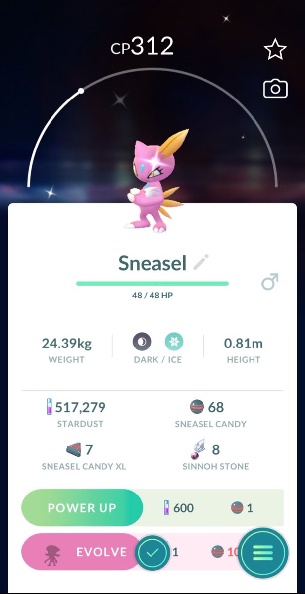 DryRubDoug's tweet photo. ✨️✨️
#shinypokemon #pokemongo https://t.co/ohBCNZamGI