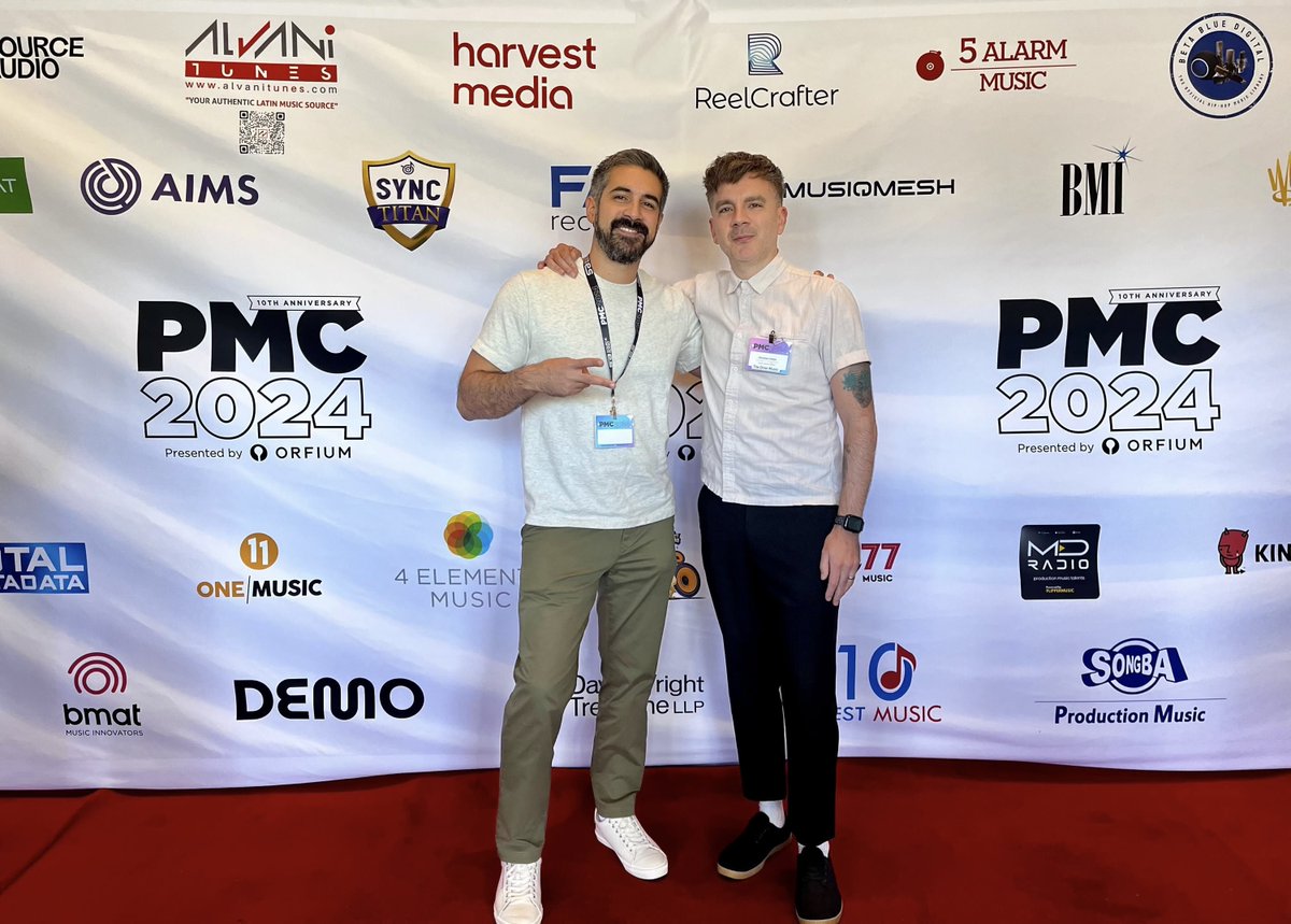 Chief Creative Officer Christian Celaya and Senior Composer Jason Payne repped Team TMP / The Diner at PMC 2024 last week in LA.  Thanks everyone for a great hang, see you next year!

#productionmusicconference
#productionmusicassociation
#synclicensing
#musicsupervision
#pmc2024