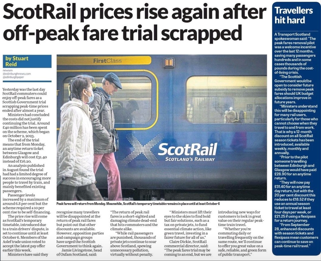 Well who's have thunk it?! <a href="/theSNP/">The SNP</a> fucked it up completely #scotrail? More like #scotfail