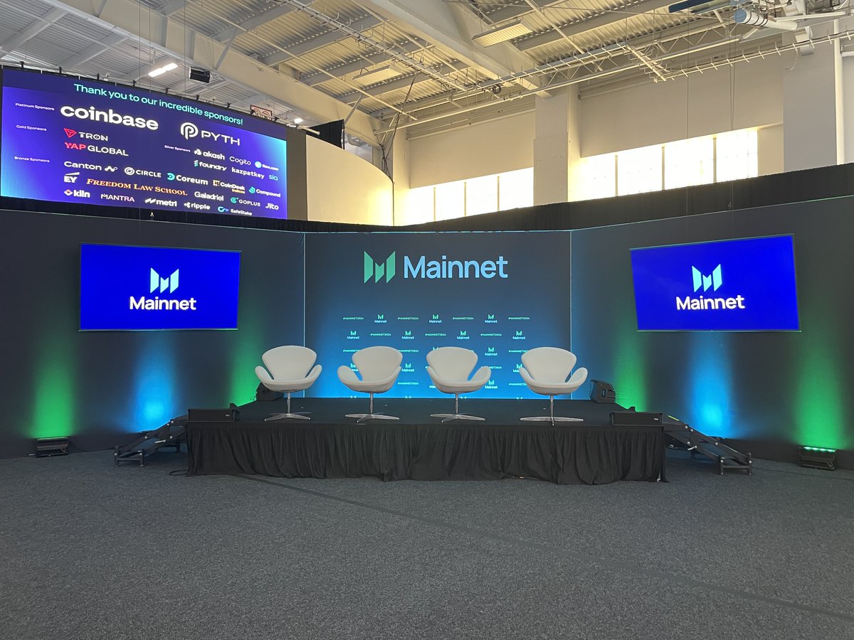 MessariCrypto's tweet image. GM from Pier 36! 🗽

Day 3 of #Mainnet2024 has begun!