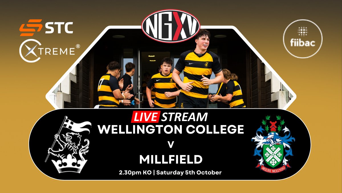 Preview: <a href="/WellySport/">Wellington Sport</a> v <a href="/MillfieldSport/">MillfieldSport</a> | Live Rugby

A look ahead to tomorrow's massive Wellington College v Millfield game, one of the biggest schools rugby encounters anywhere on the planet!

We can't wait, should be an absolute cracker!

nextgenxv.com/2024/10/02/pre…

#SchoolsRugby