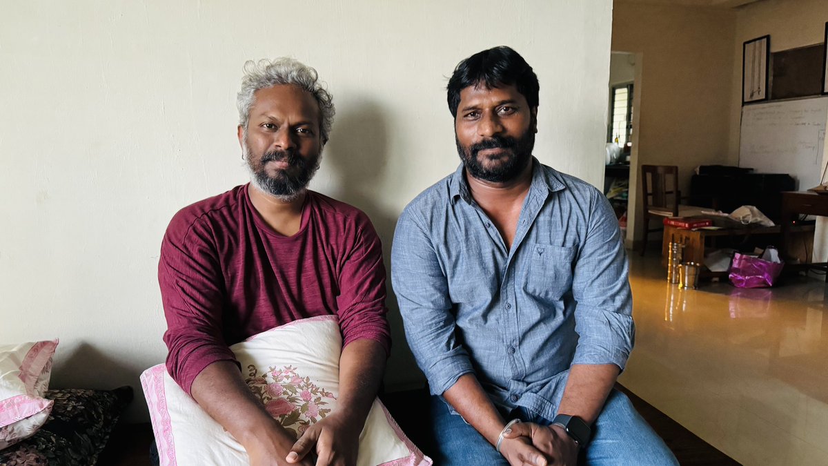 Dir_Nithilan's tweet image. When you meet your master and try to act normal, but inside you&apos;re still a student…

@itisthatis 
#Aaranyakaandam
#Maharaja