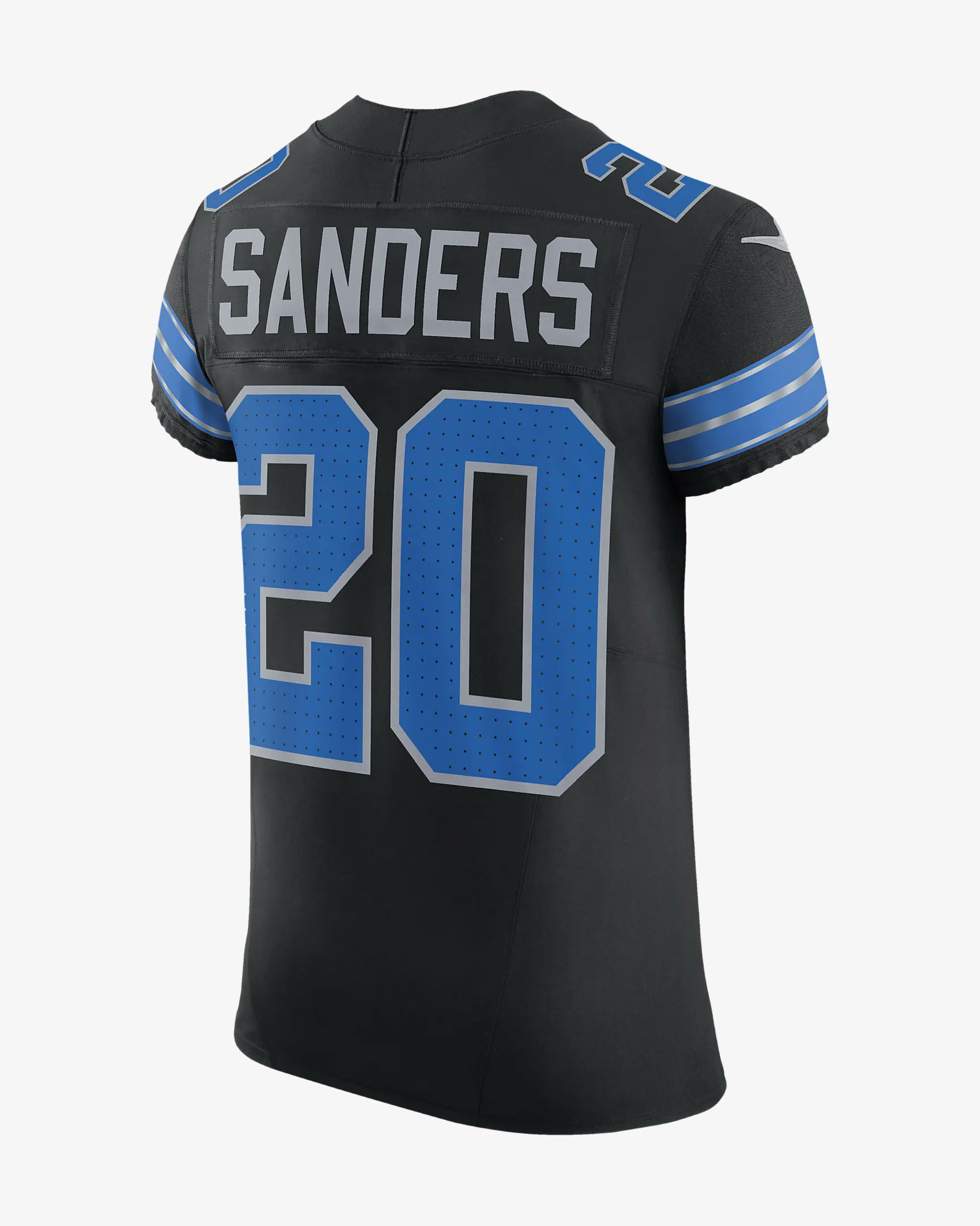 Black barry sanders jersey sale