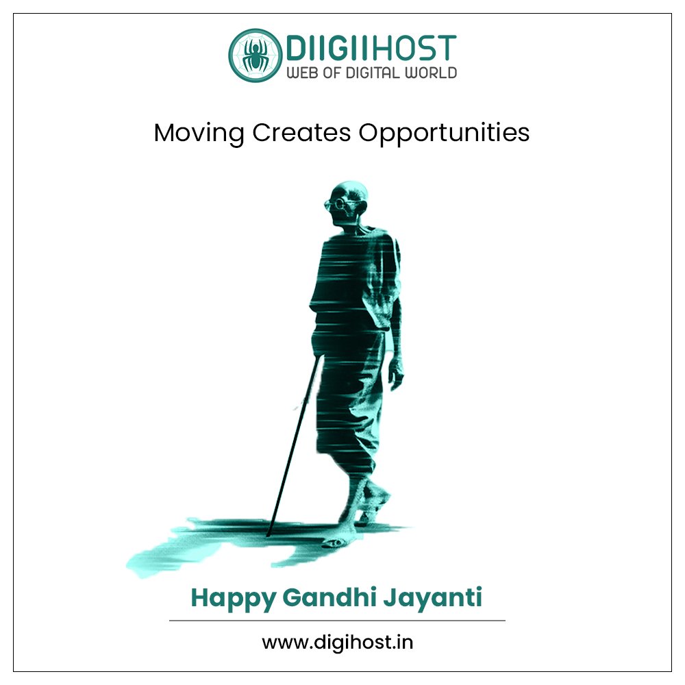 DiigiiHost_In's tweet photo. Just like Gandhiji's Dandi March created opportunities for a nation, your digital journey can create endless possibilities for your brand. At DigiHost, we believe that every step in the digital space brings you closer to success. Happy Gandhi Jayanti!

#gandhijayanti #diigiihost https://t.co/frRDEYi6vM