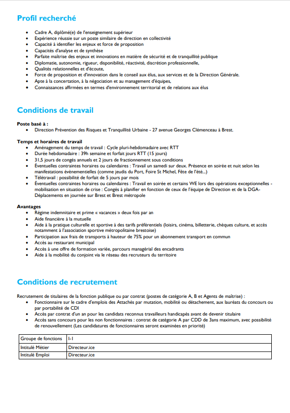ffsunews's tweet photo. 📣 Brest Métropole recrute un(e) Directeur(trice) de la tranquillité urbaine et prévention des risques !

Vous avez une expertise en gestion de la sécurité publique et en prévention des risques ? Vous souhaitez contribuer à la tranquillité des citoyens de Brest? Postulez ! https://t.co/P8mNLMNhIz