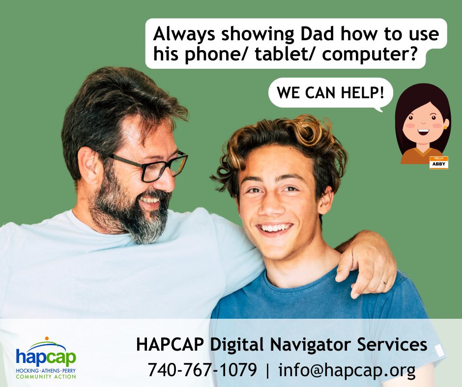 hapcap's tweet image. Tired of being tech support for your parents? Let our Digital Navigator help them learn to use their devices with ease! No more constant questions—just expert guidance. #TechHelp #DigitalNavigator #TechMadeEasy