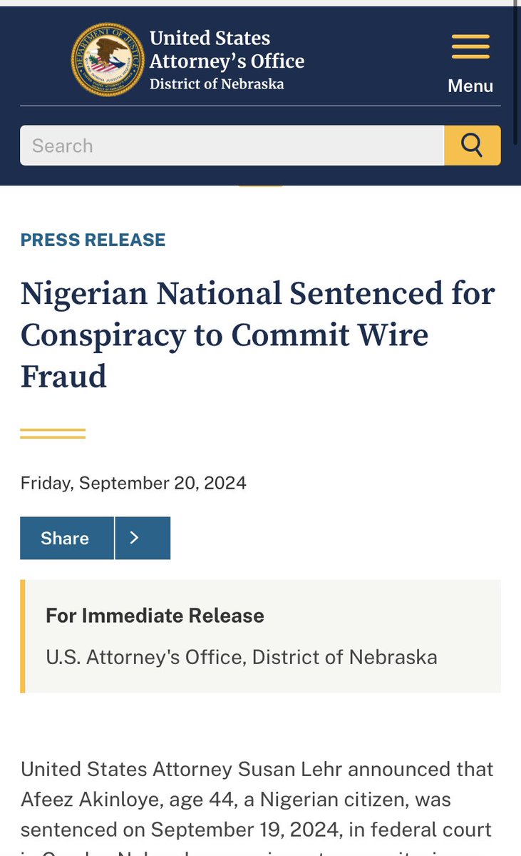 greytruthmedia's tweet image. How the US FBI worked in collaboration with the SouthAfrican law enforcement, to track down a yoruba fraud ring.
The ring leader, Afeez Akinloye- 44 years old, was arrested.

Yorubas have succeeded in making the Fraud and Scam tag stick to the Nigerian identity…