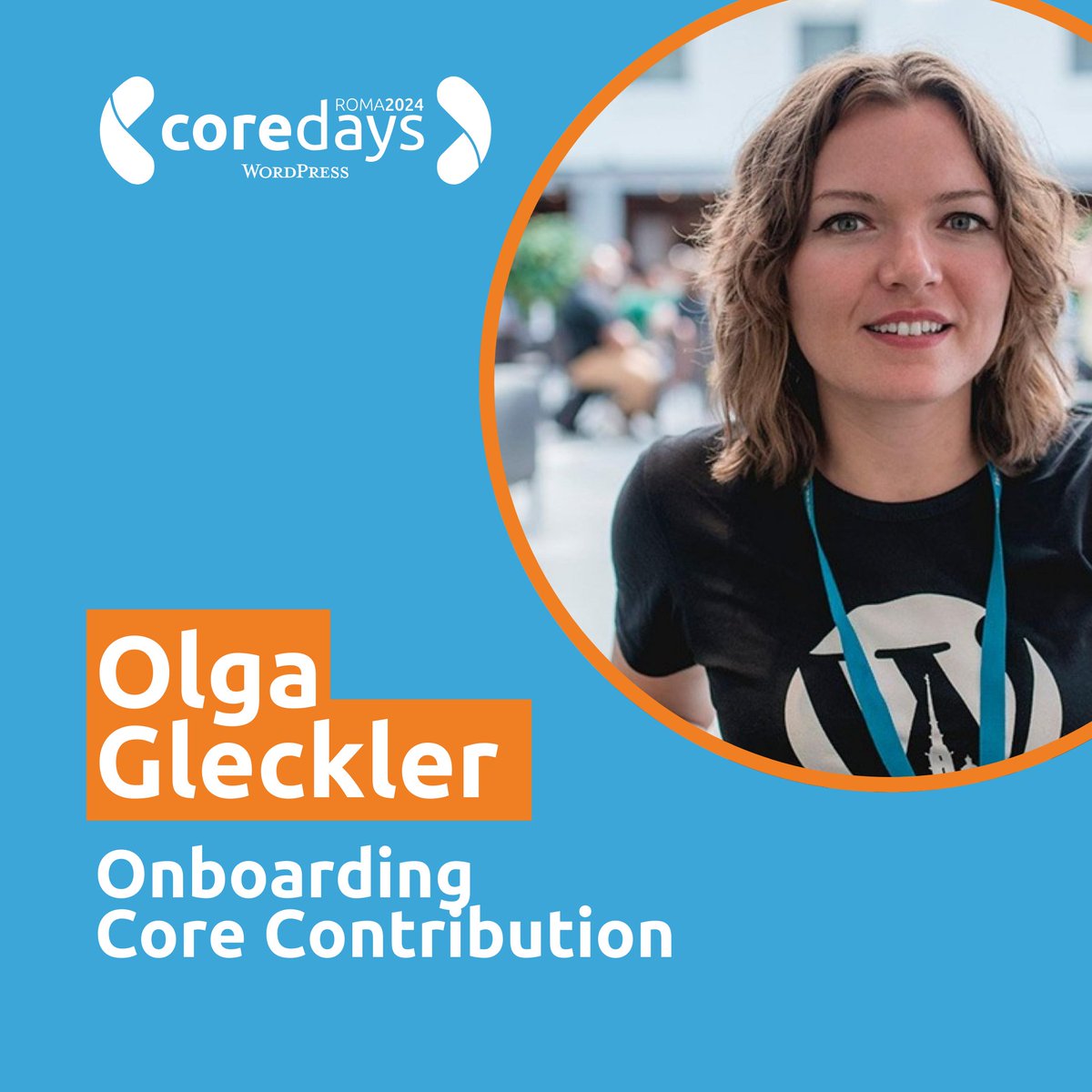 🎙 Olga Gleckler is a speaker at #CoreDays2024!

Want to know more about them and their talks?

Check out the Core Days 2024 schedule 👉 events.wordpress.org/rome/2024/core…

Core Days 2024
8th - 9th November | Rome, Italy
📍 Via Marsala 29H, Rome (Italy)
THE HUB LVenture Group
