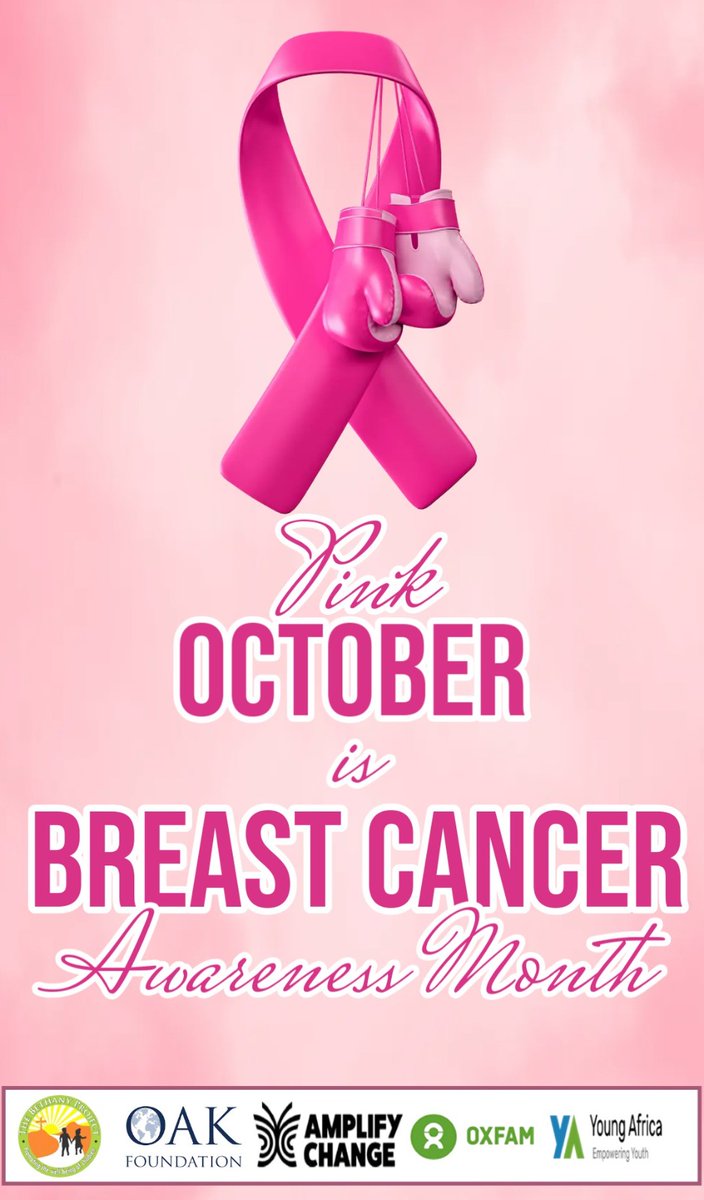 OCTOBER IS BREAST CANCER AWARENESS MONTH!!!!!!!!
Let us unite to Close the Care Gap by spreading awareness, supporting survivors and promoting early detection. #PinkOctober #BreastCancerAwarenessMonth #
<a href="/OxfaminSAF/">Oxfam in Southern Africa</a> <a href="/43oakfoundation/">43 OAK FOUNDATION</a> <a href="/amplifyfund/">AmplifyChange</a> <a href="/YoungAfricaInt/">Young Africa</a>