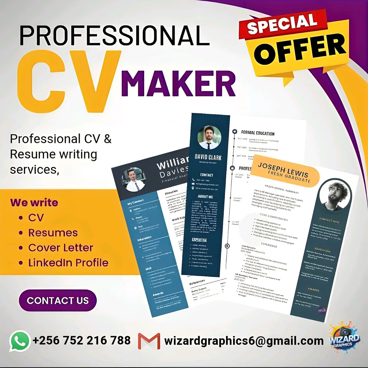 wizardgraphics6's tweet image. Dm for your CV 0752216788
