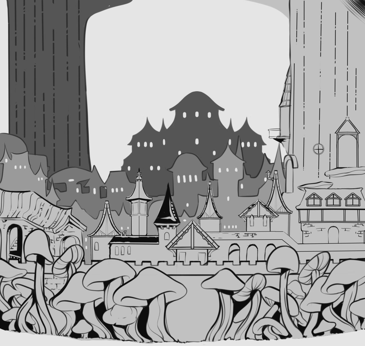 SpringMeep42's tweet image. Day 2 of #flashinktober #inktober2024