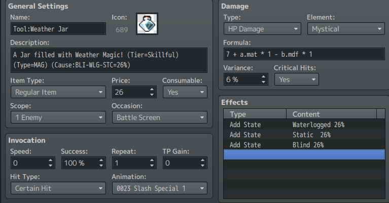 MindWideGames's tweet photo. A new Tool has been added for Chapter#2!
#rpgmaker #indiedev #turnbased https://t.co/zAz73N5vzl