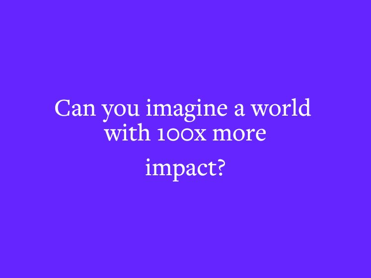 Mohamed Aburawi, MD (@aburawimd) on Twitter photo Applications are now open for the 2025/2026 Cohort of the <a href="/100xImpact/">100x Impact Accelerator</a> Accelerator 🚀
This is a great opportunity to access £150,000 of catalytic capital and join a global community of changemakers, radical thinkers, visionaries, and entrepreneurs who crave a new, better world. Applications are now open for the 2025/2026 Cohort of the <a href="/100xImpact/">100x Impact Accelerator</a> Accelerator 🚀
This is a great opportunity to access £150,000 of catalytic capital and join a global community of changemakers, radical thinkers, visionaries, and entrepreneurs who crave a new, better world.