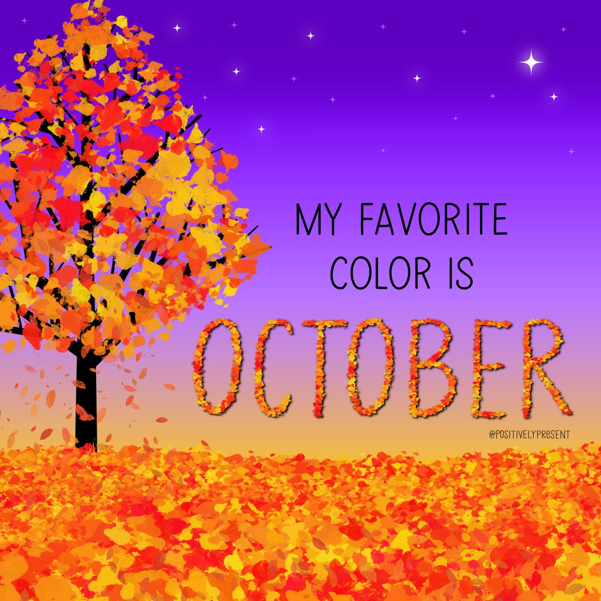 October! 🧡